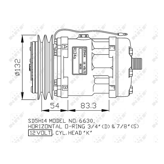 32801G - Compressor, air conditioning 