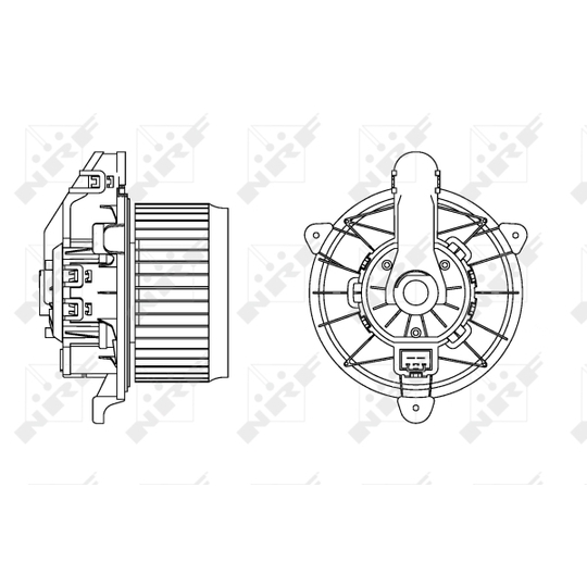 34167 - Elektrimootor, salongiventilaator 