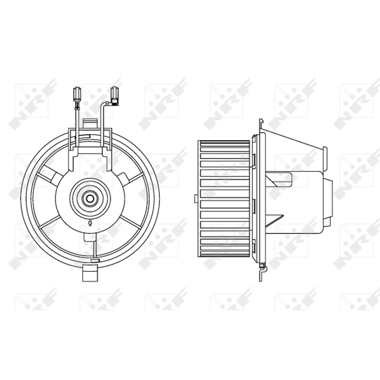 34165 - Electric Motor, interior blower 