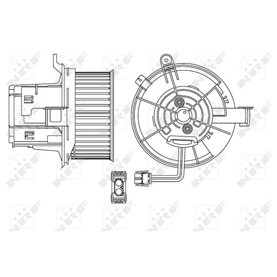 34154 - Electric Motor, interior blower 