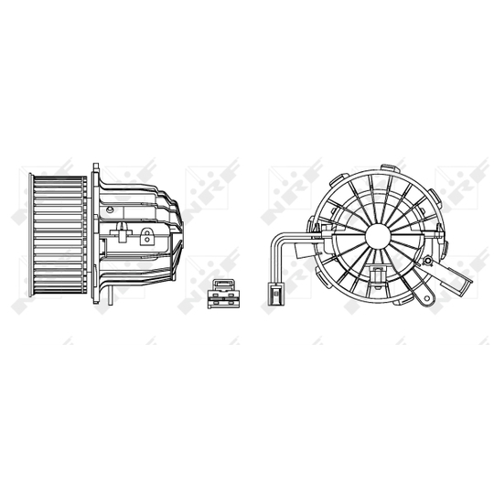 34163 - Electric Motor, interior blower 