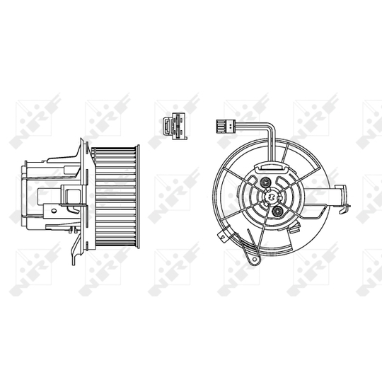 34162 - Elektrimootor, salongiventilaator 