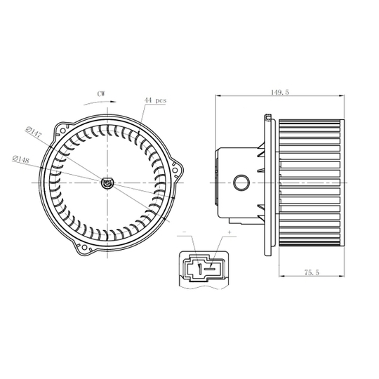 34275 - Interior Blower 