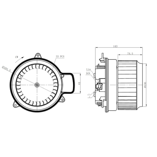 34287 - Interior Blower 