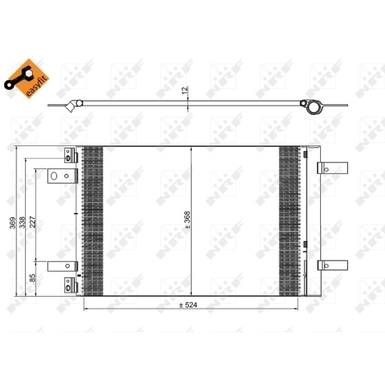 350323 - Condenser, air conditioning 