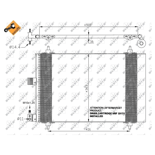 35437 - Condenser, air conditioning 