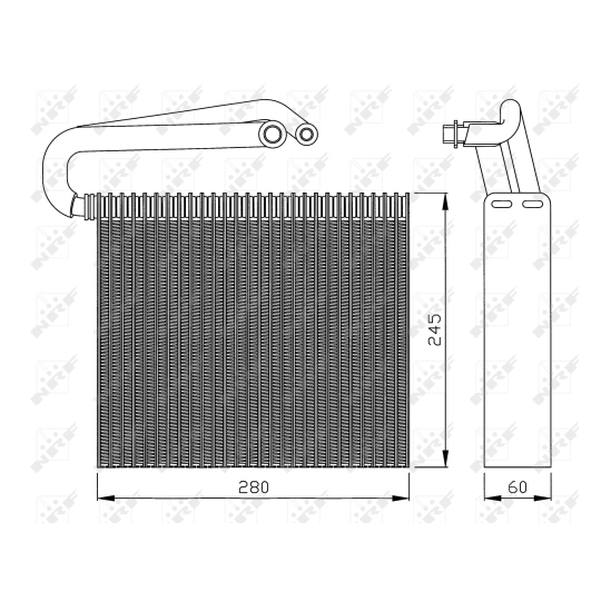 36110 - Evaporator, air conditioning 