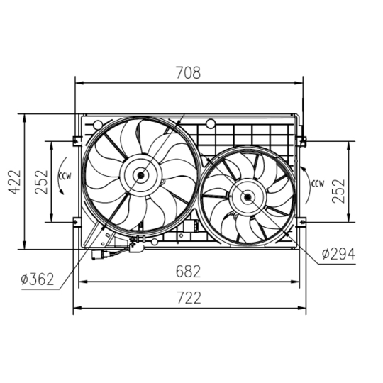 47394 - Fan, radiator 