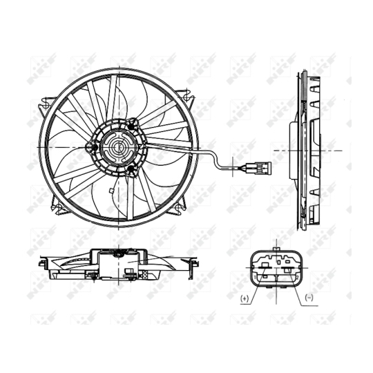 47665 - Fan, radiator 