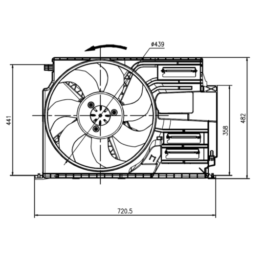 47922 - Fan, radiator 