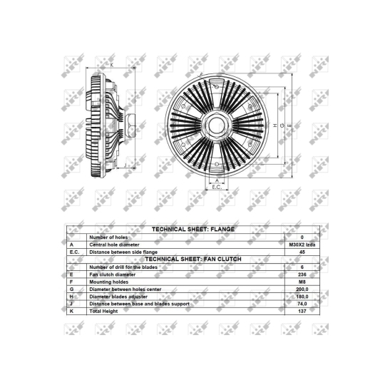 49100 - Clutch, radiator fan 