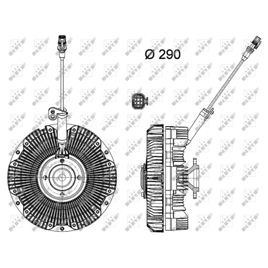 49168 - Clutch, radiator fan 