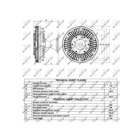 49126 - Clutch, radiator fan 