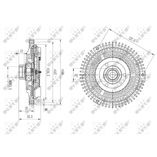 49568 - Clutch, radiator fan 