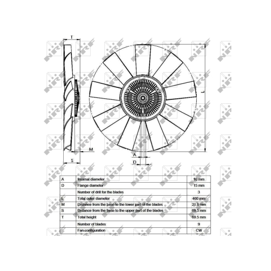 49541 - Clutch, radiator fan 