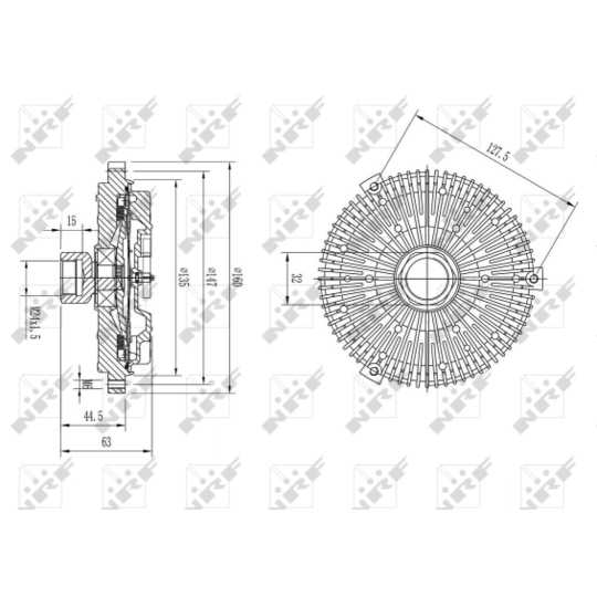 49605 - Sidur, radiaatoriventilaator 