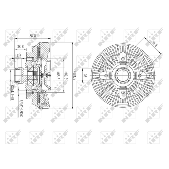 49610 - Clutch, radiator fan 