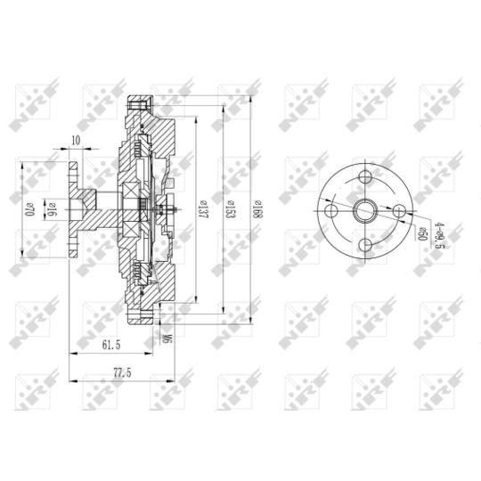 49586 - Sidur, radiaatoriventilaator 