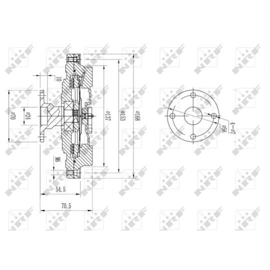 49608 - Clutch, radiator fan 