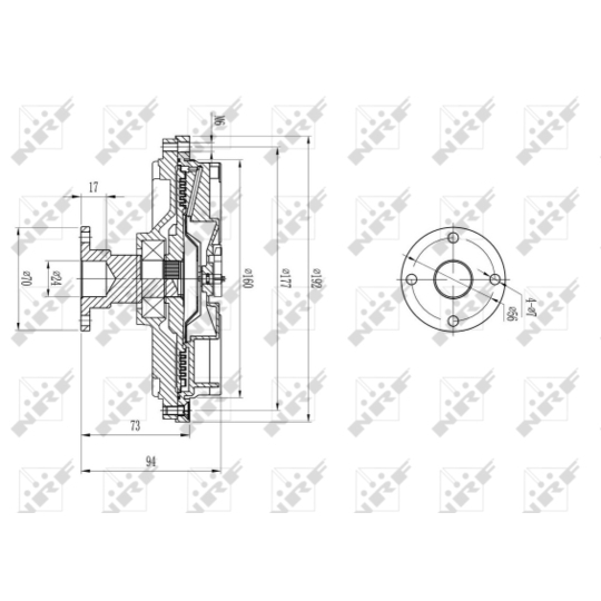 49591 - Clutch, radiator fan 