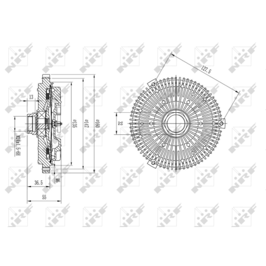 49590 - Clutch, radiator fan 