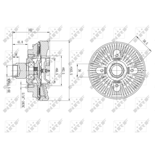49596 - Clutch, radiator fan 
