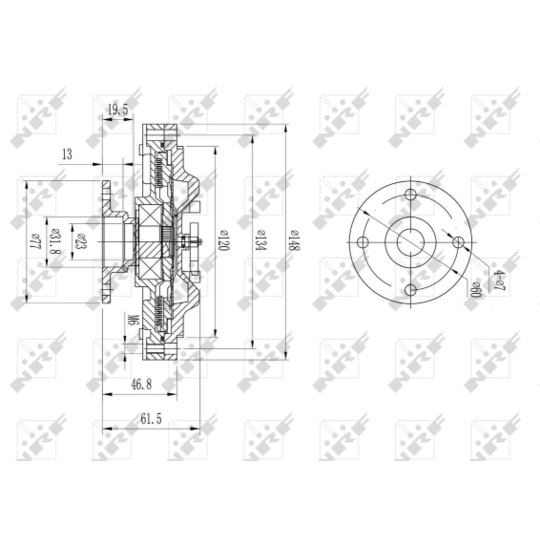 49639 - Clutch, radiator fan 