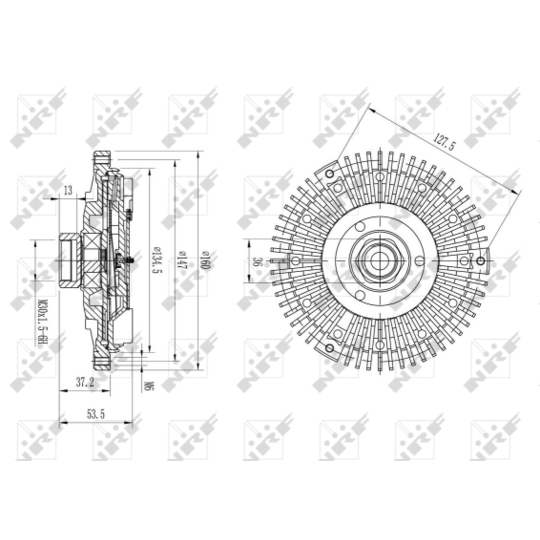 49633 - Clutch, radiator fan 