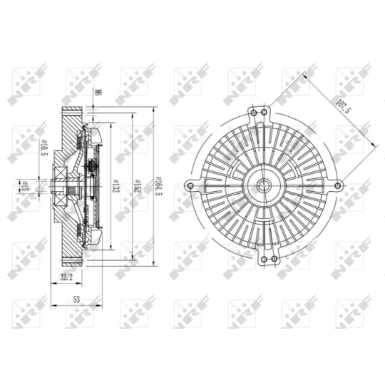 49641 - Sidur, radiaatoriventilaator 