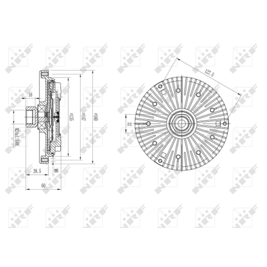 49640 - Clutch, radiator fan 