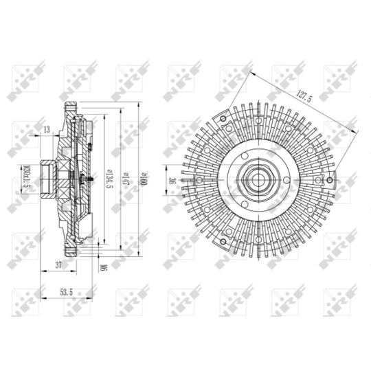 49647 - Clutch, radiator fan 