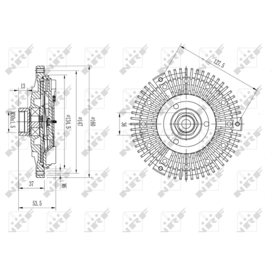 49673 - Clutch, radiator fan 