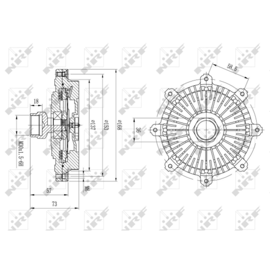 49635 - Clutch, radiator fan 