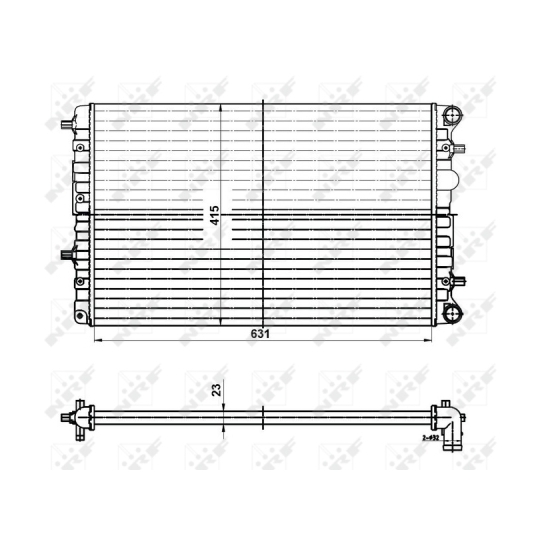 50141 - Radiator, engine cooling 