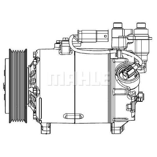 ACP 601 000P - Kompressori, ilmastointilaite 