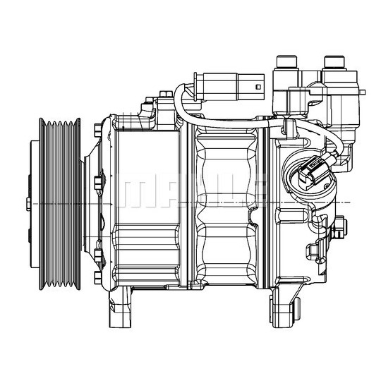 ACP 600 000P - Kompressor, klimatanläggning 