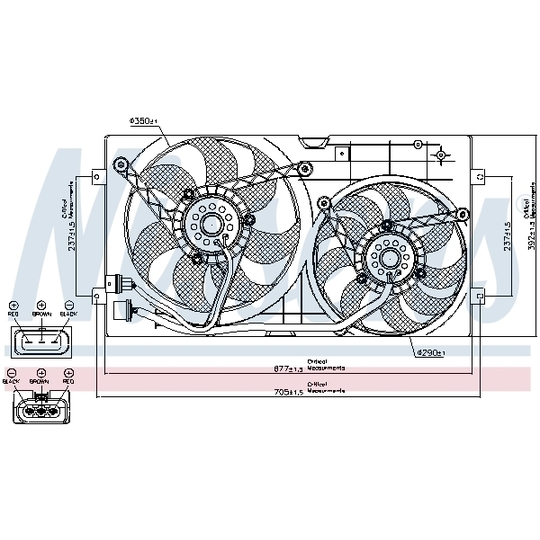 85250 - Fan, radiator 