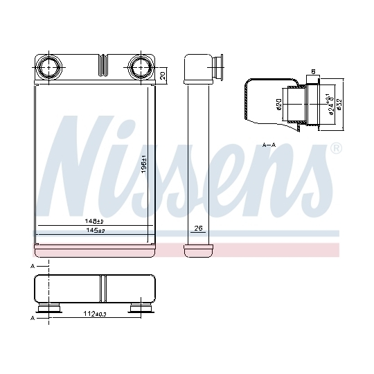 76515 - Heat Exchanger, interior heating 