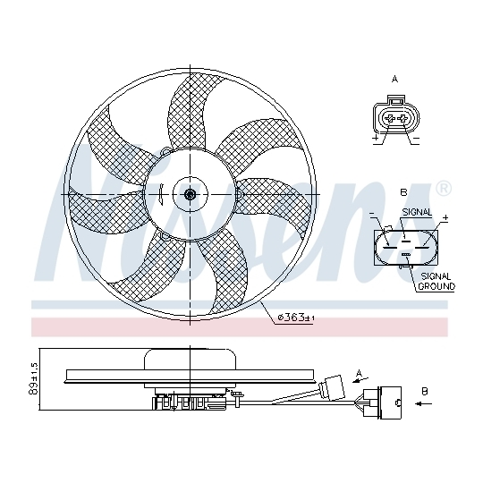 85678 - Fan, radiator 