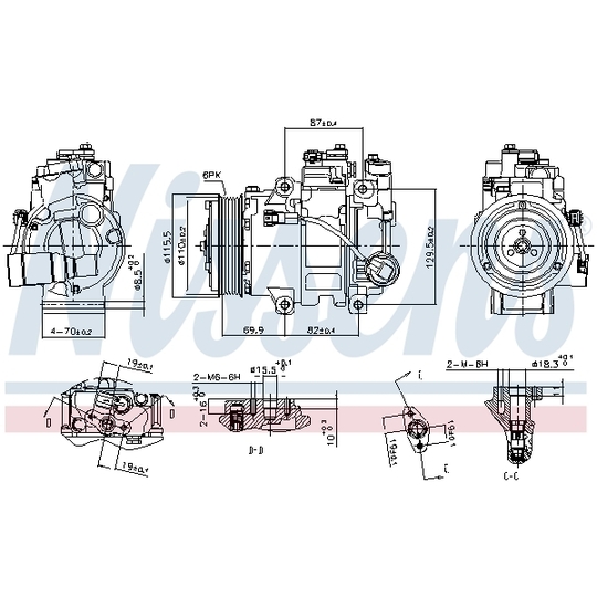 890133 - Compressor, air conditioning 