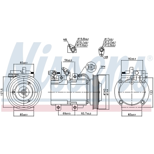 890182 - Compressor, air conditioning 