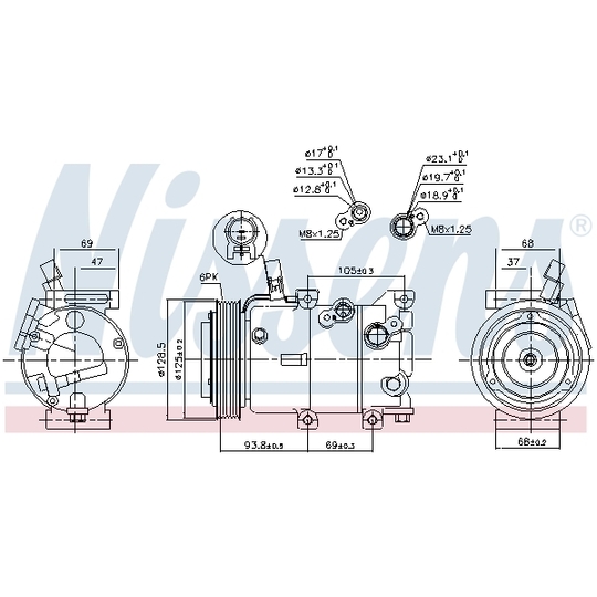 890237 - Compressor, air conditioning 