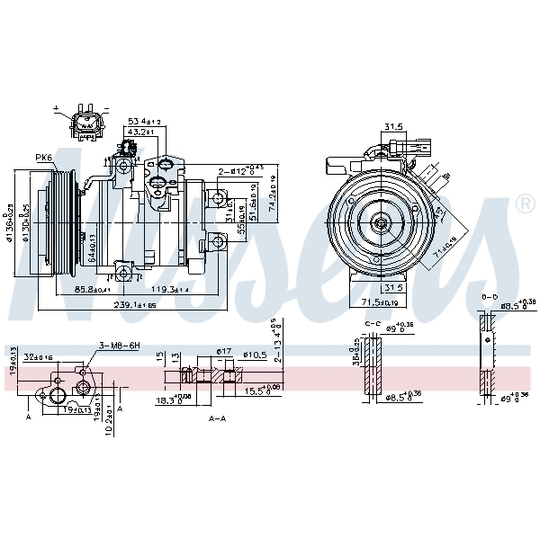 890162 - Compressor, air conditioning 