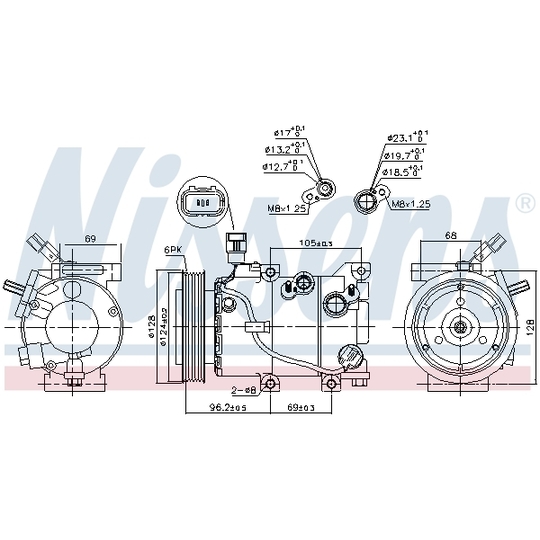 890235 - Compressor, air conditioning 