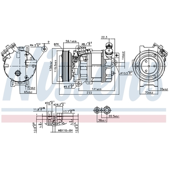 890354 - Kompressori, ilmastointilaite 
