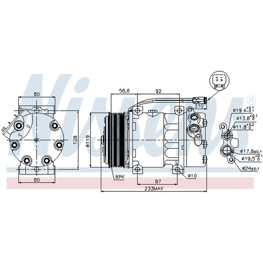 89035 - Kompressori, ilmastointilaite 