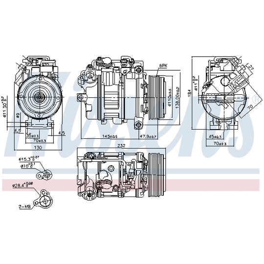 890628 - Compressor, air conditioning 
