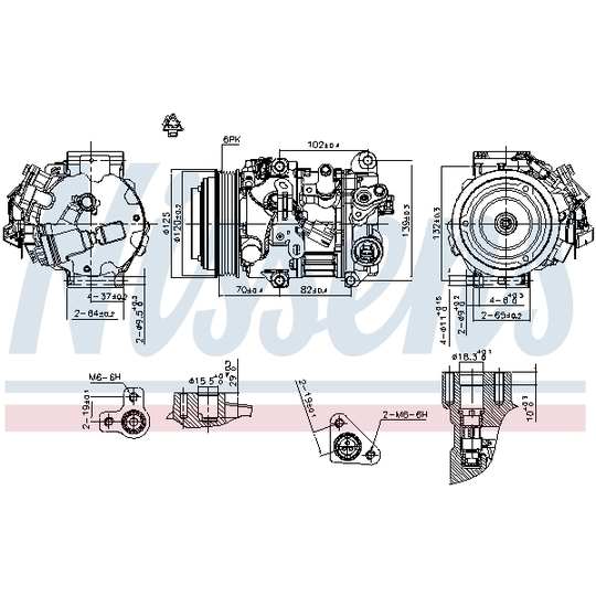 890804 - Kompressor, klimatanläggning 