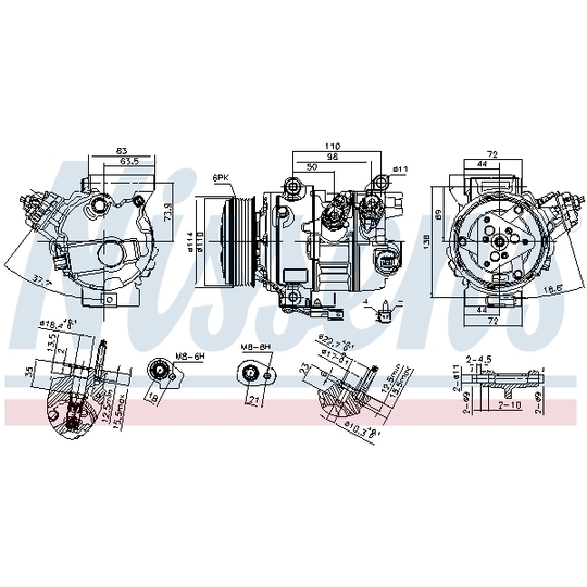 890791 - Compressor, air conditioning 