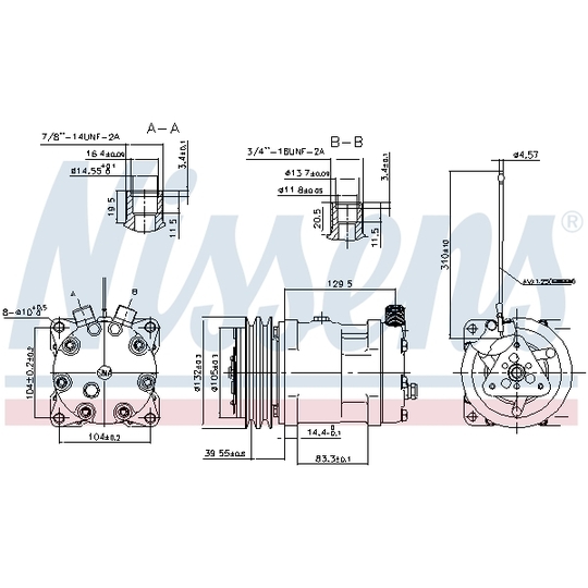 89461 - Compressor, air conditioning 